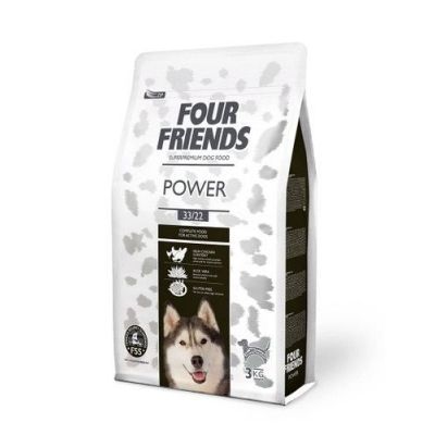 Four Friends Power Hundfoder